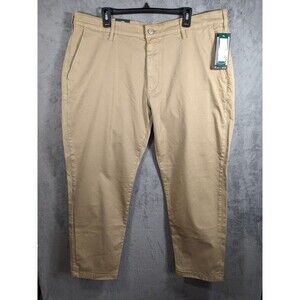 NWT Mavi Jeans Mens 40x28 Jeff Athletic Chino Fit Stretch Khaki City Modern